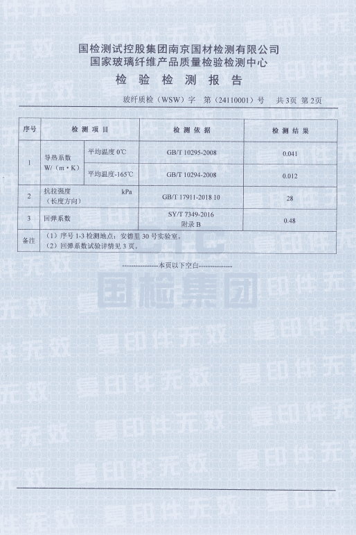 检验检测报告